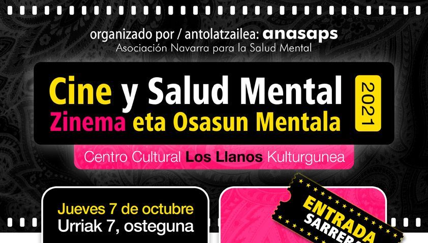 Cartel Cine y Salud Mental Estella